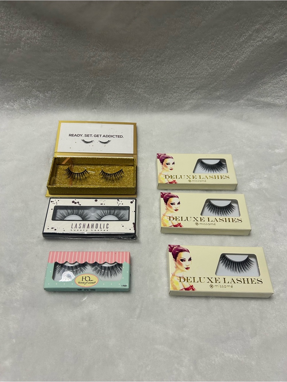 Lashaholic Missamé Deluxe Lashes House of Lashes false eyelashes 6 Strip Lashes